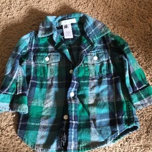 Flannel button down